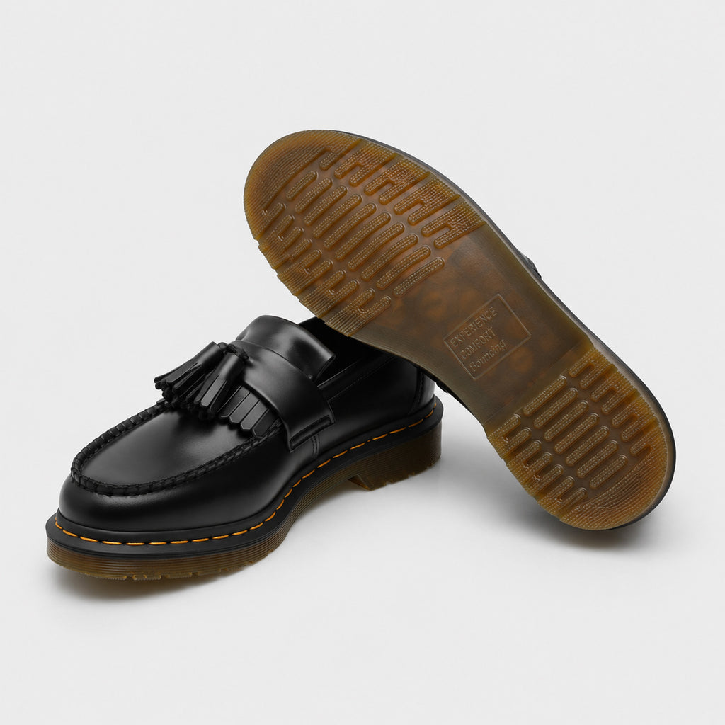 Monvaline | Men's Leather Tassel Loafers Chunky Sole British Style