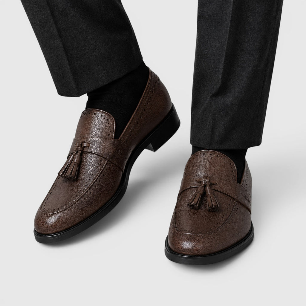 Monvaline | Men's Lightweight Comfort Casual Leather Loafers