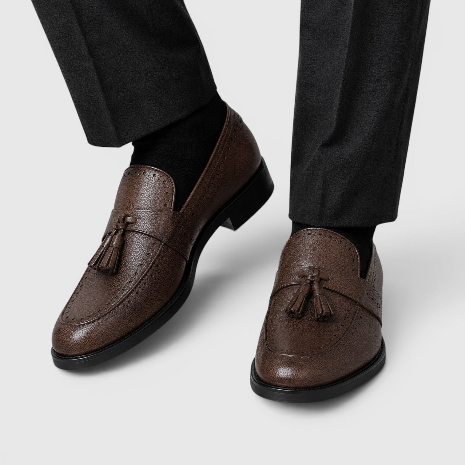 Monvaline | Men's Lightweight Comfort Casual Leather Loafers