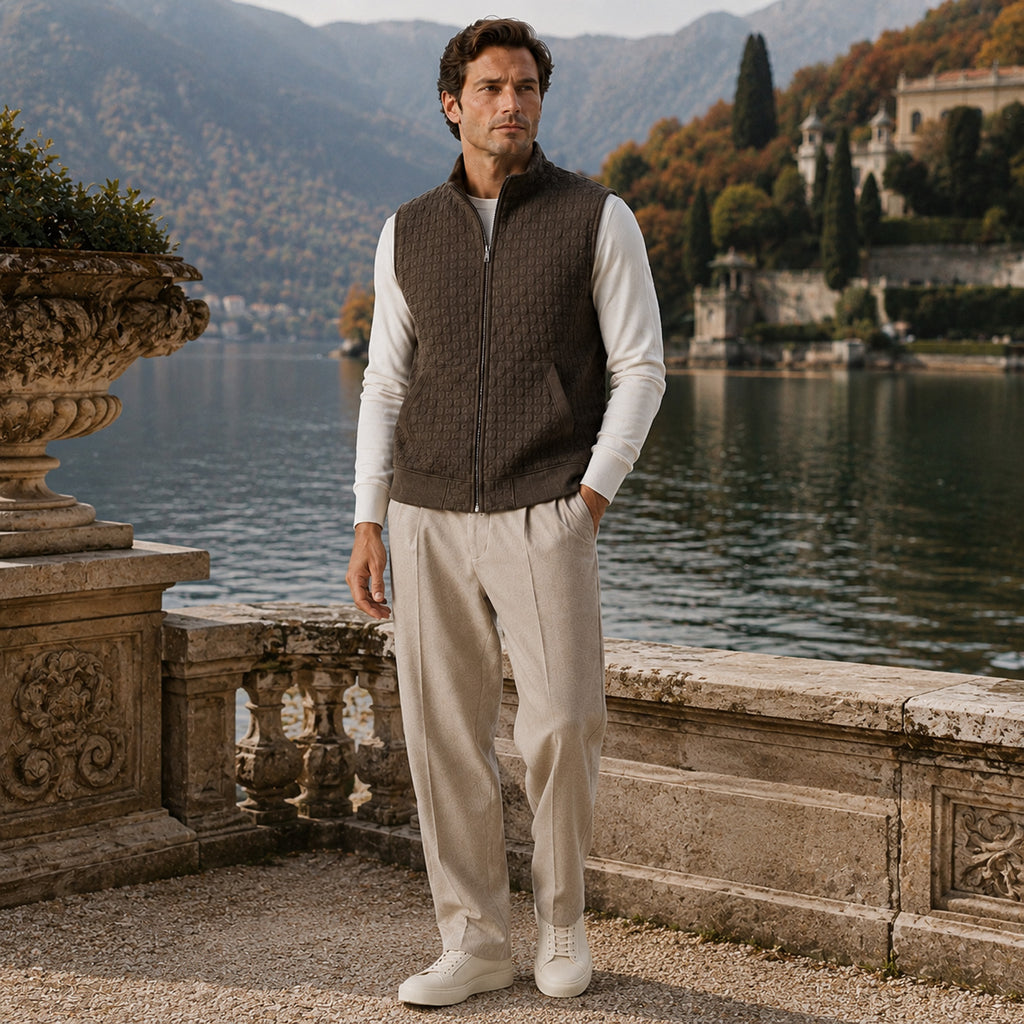 Monvaline | Men's Lightweight Gilet for Smart Casual Outfits
