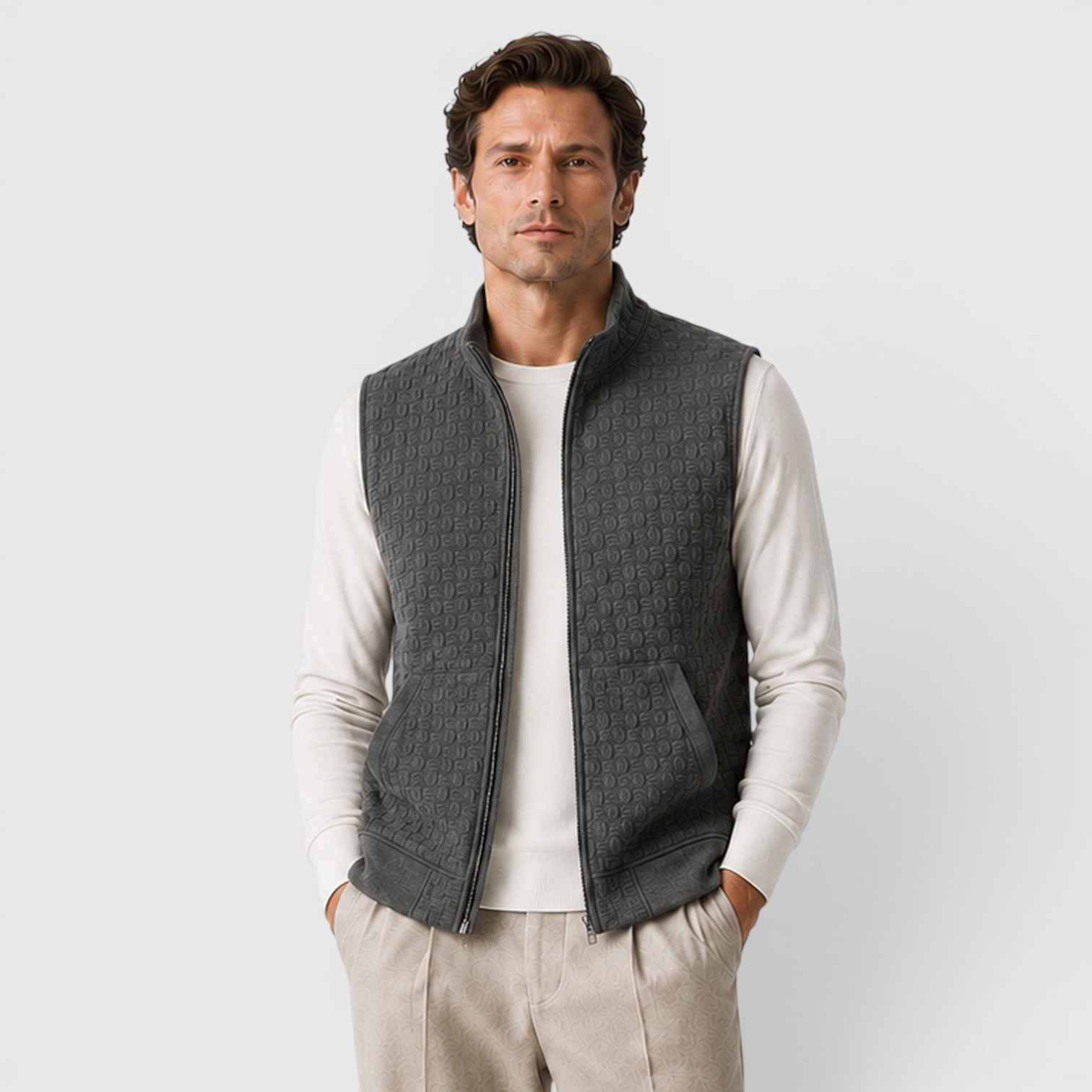 Monvaline | Men's Lightweight Gilet for Smart Casual Outfits