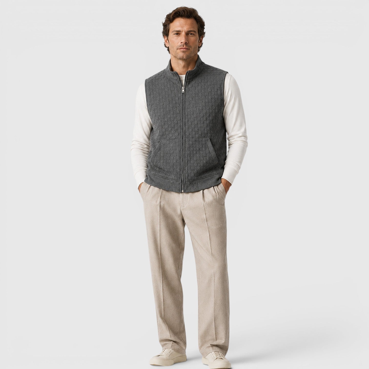 Monvaline | Men's Lightweight Gilet for Smart Casual Outfits