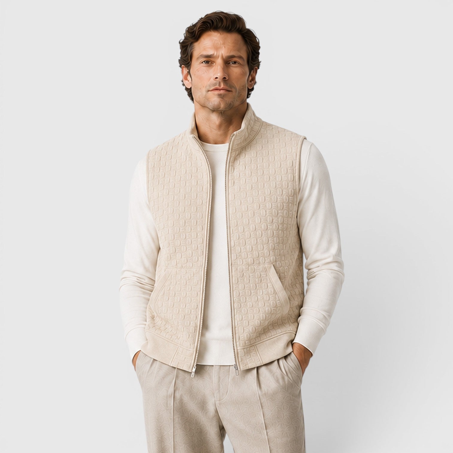 Monvaline | Men's Lightweight Gilet for Smart Casual Outfits