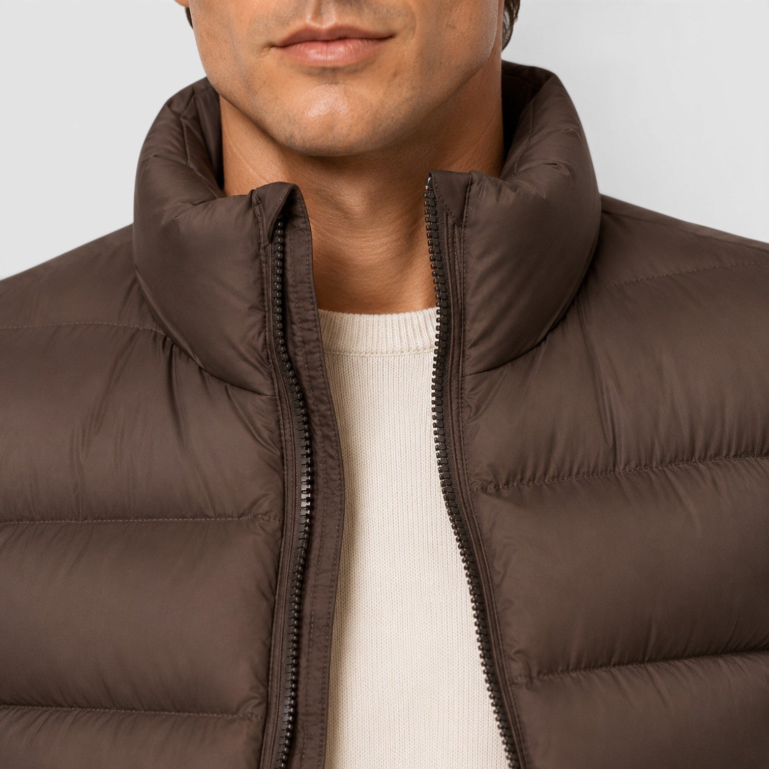 Monvaline | Men's Lightweight Puffer Gilet for Smart Casual Outfits
