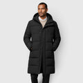 Monvaline | Men's Long Puffer Jacket – White Duck Down Coat