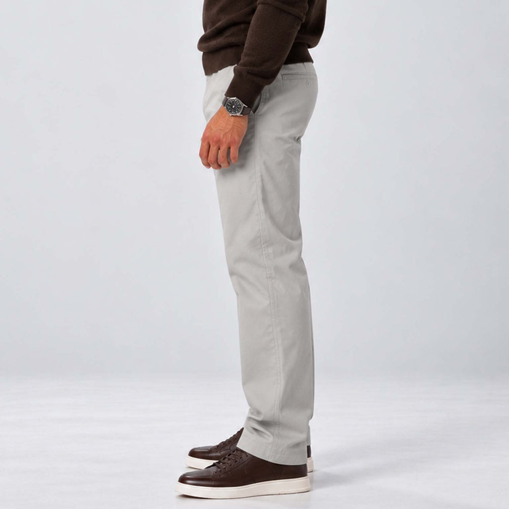 Monvaline | Men's Loose Fit Straight Leg Trousers Smart Casual