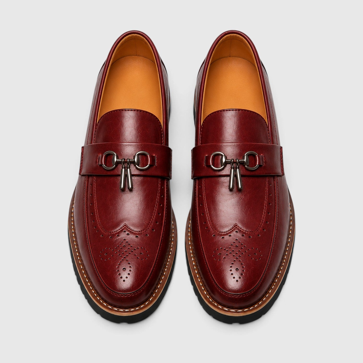 Monvaline | Men's Pointed Toe Derby Shoes – Classic Dress Shoes