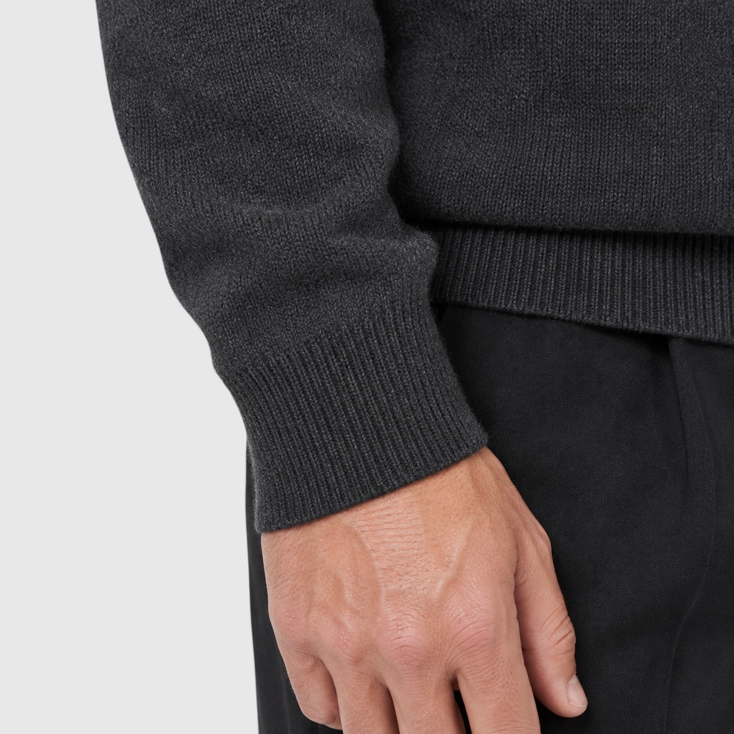 Monvaline | Men's Polo Collar Knit Jumper – Long Sleeve