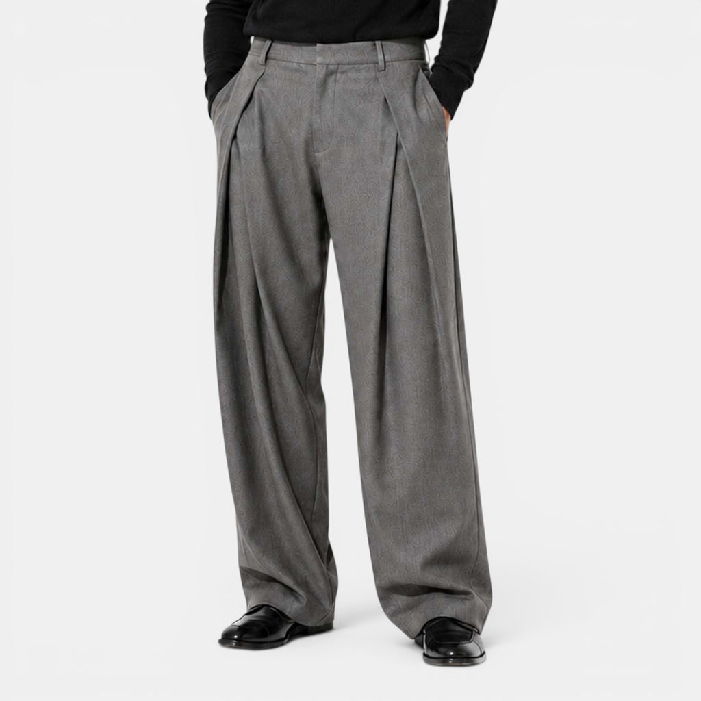 Monvaline | Men's Dress Pants Straight Fit Business Casual Trousers