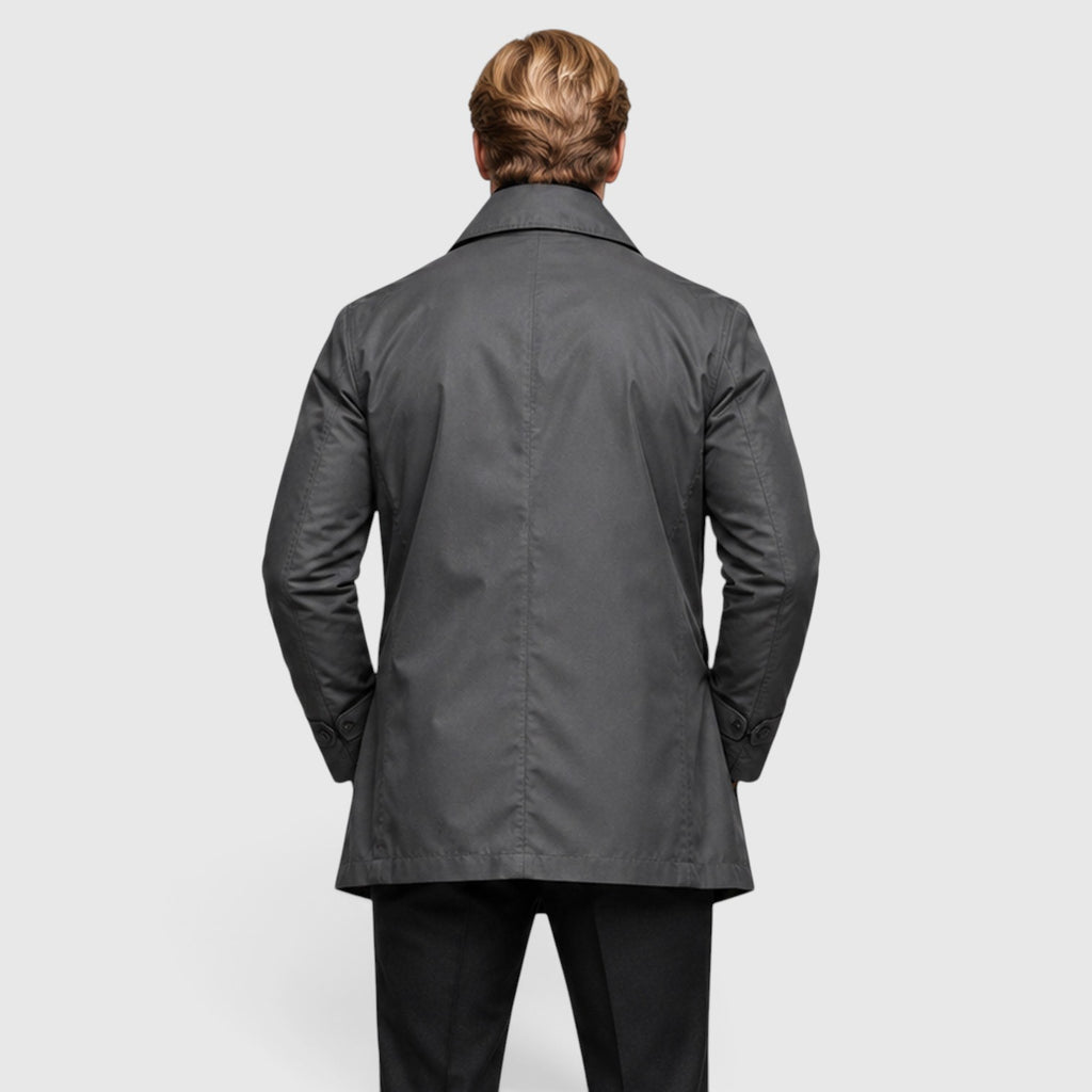 Monvaline | Men's Premium Classic Trench Coat for Everyday Wear