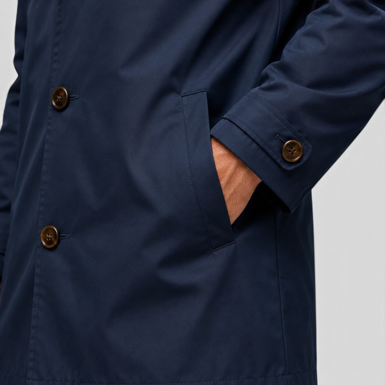 Monvaline | Men's Premium Classic Trench Coat for Everyday Wear