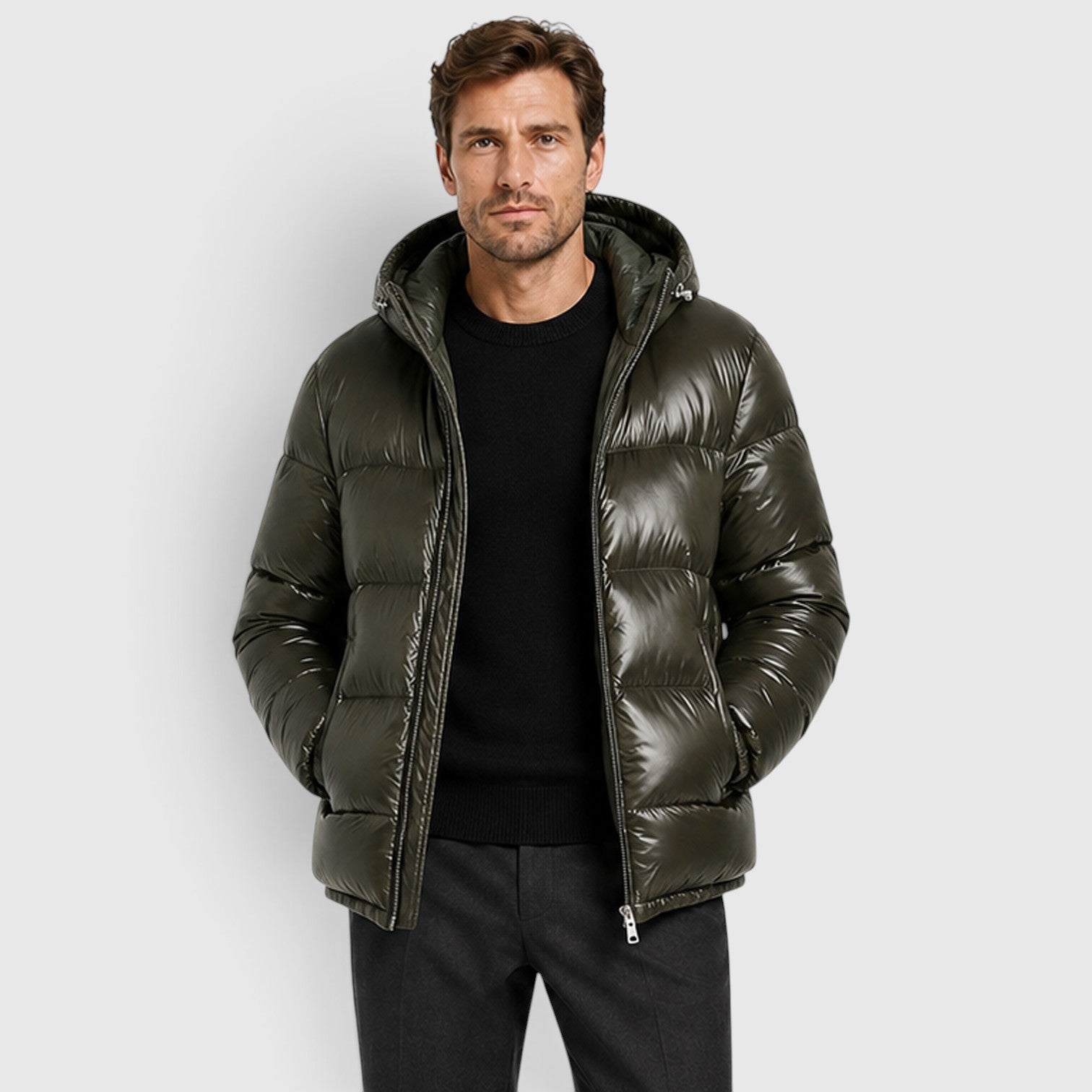 Monvaline | Men's Premium Hooded Puffer Jacket