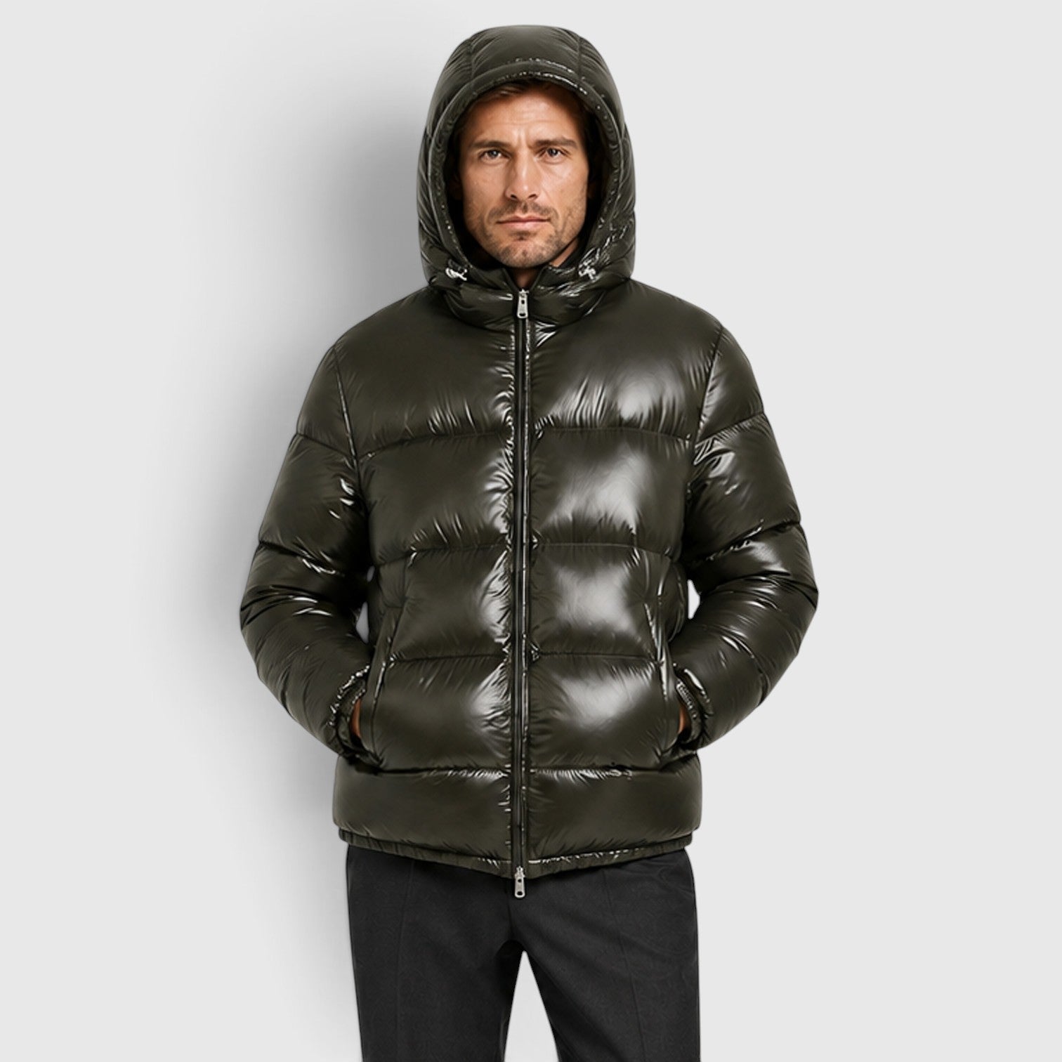 Monvaline | Men's Premium Hooded Puffer Jacket