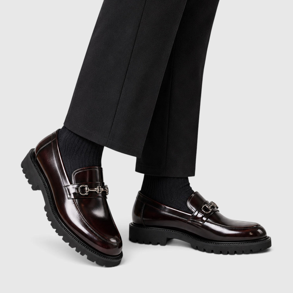 Monvaline | Men's Premium Horsebit Leather Loafers – British Style