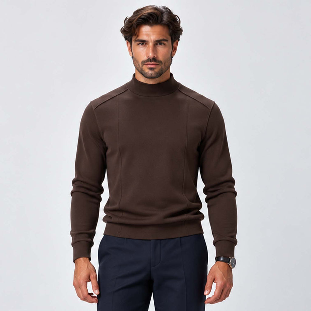 Monvaline | Men's Premium Knit Warm Turtle Neck Jumper