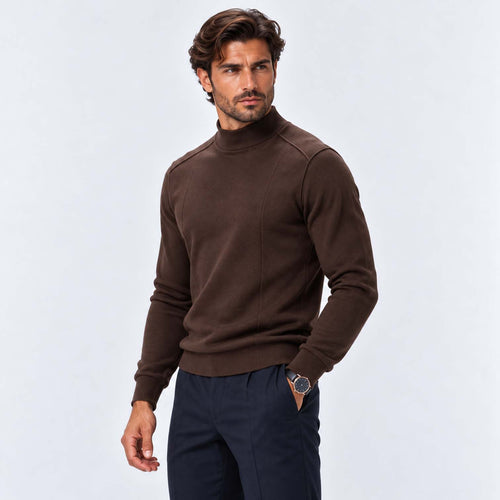 Monvaline | Men's Premium Knit Warm Turtle Neck Jumper