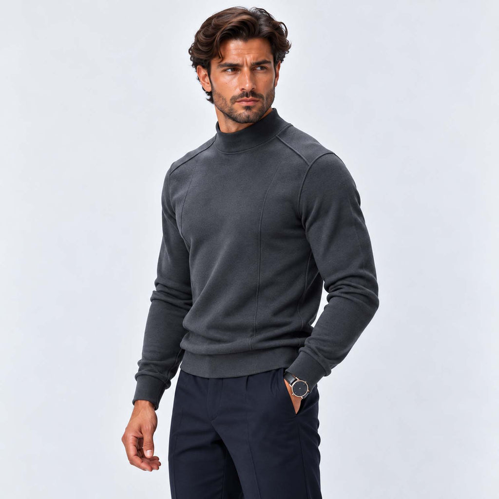 Monvaline | Men's Premium Knit Warm Turtle Neck Jumper