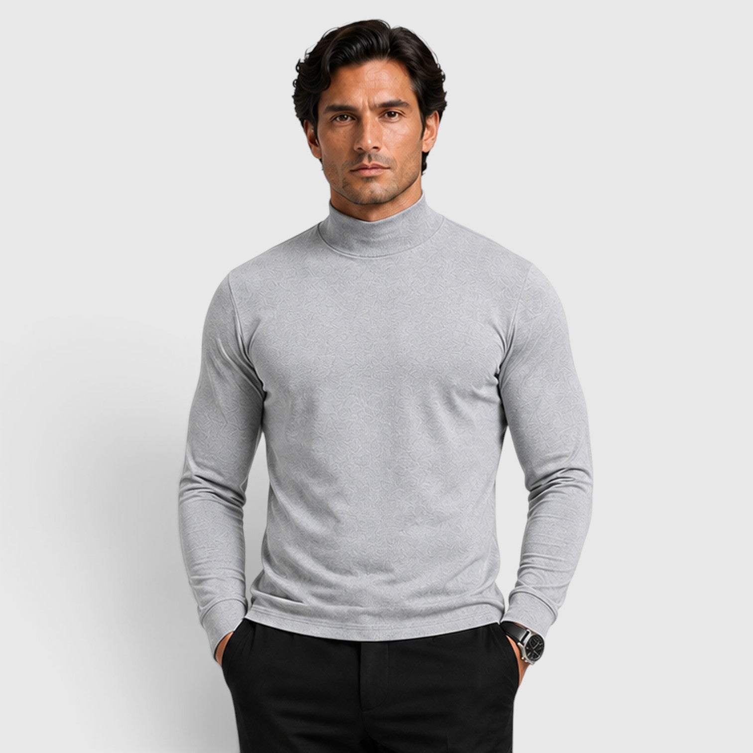 Monvaline | Men's Premium Knit Warm Turtle Neck Jumper