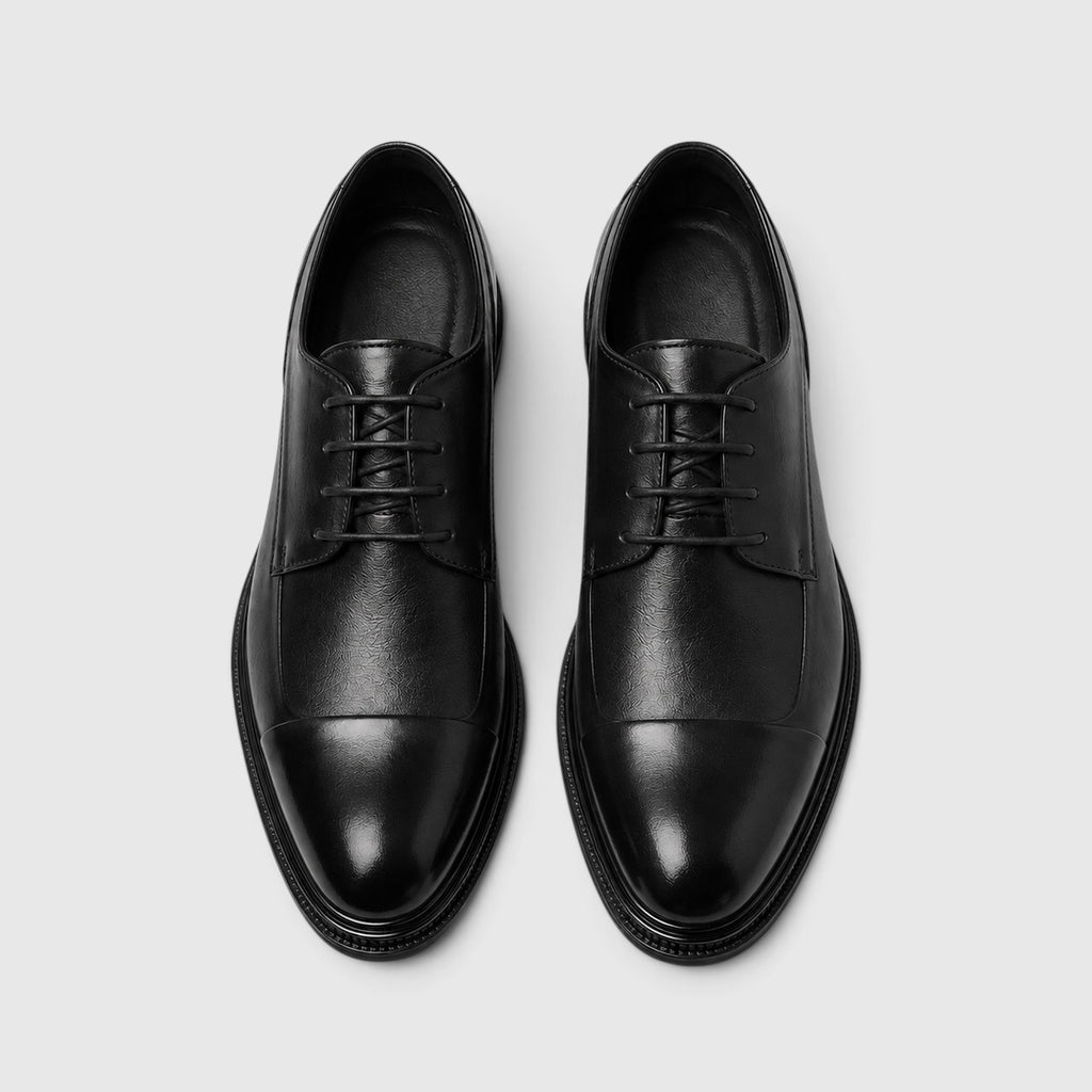Monvaline | Men's Premium Leather Lace-Up Formal Shoes