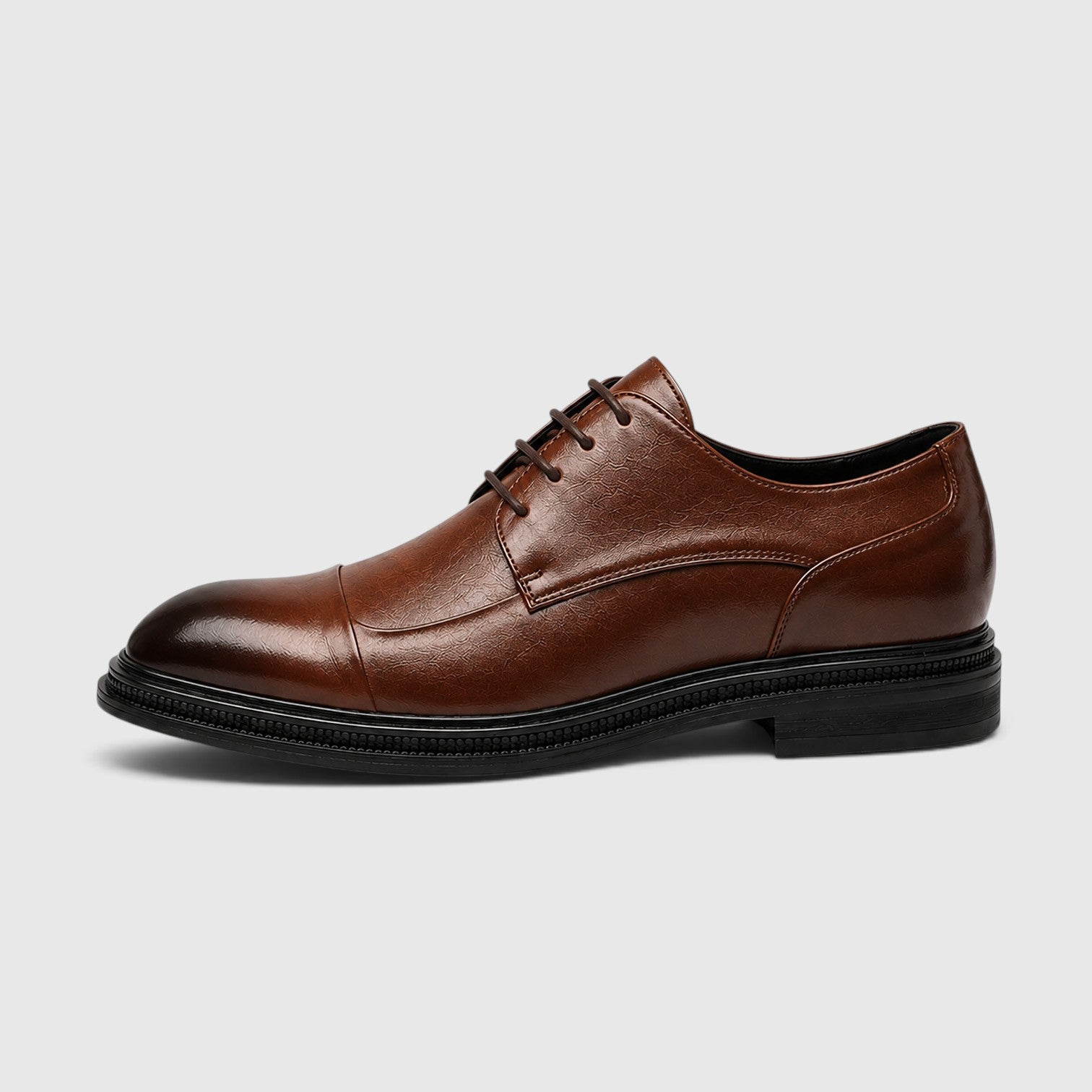 Monvaline | Men's Premium Leather Lace-Up Formal Shoes