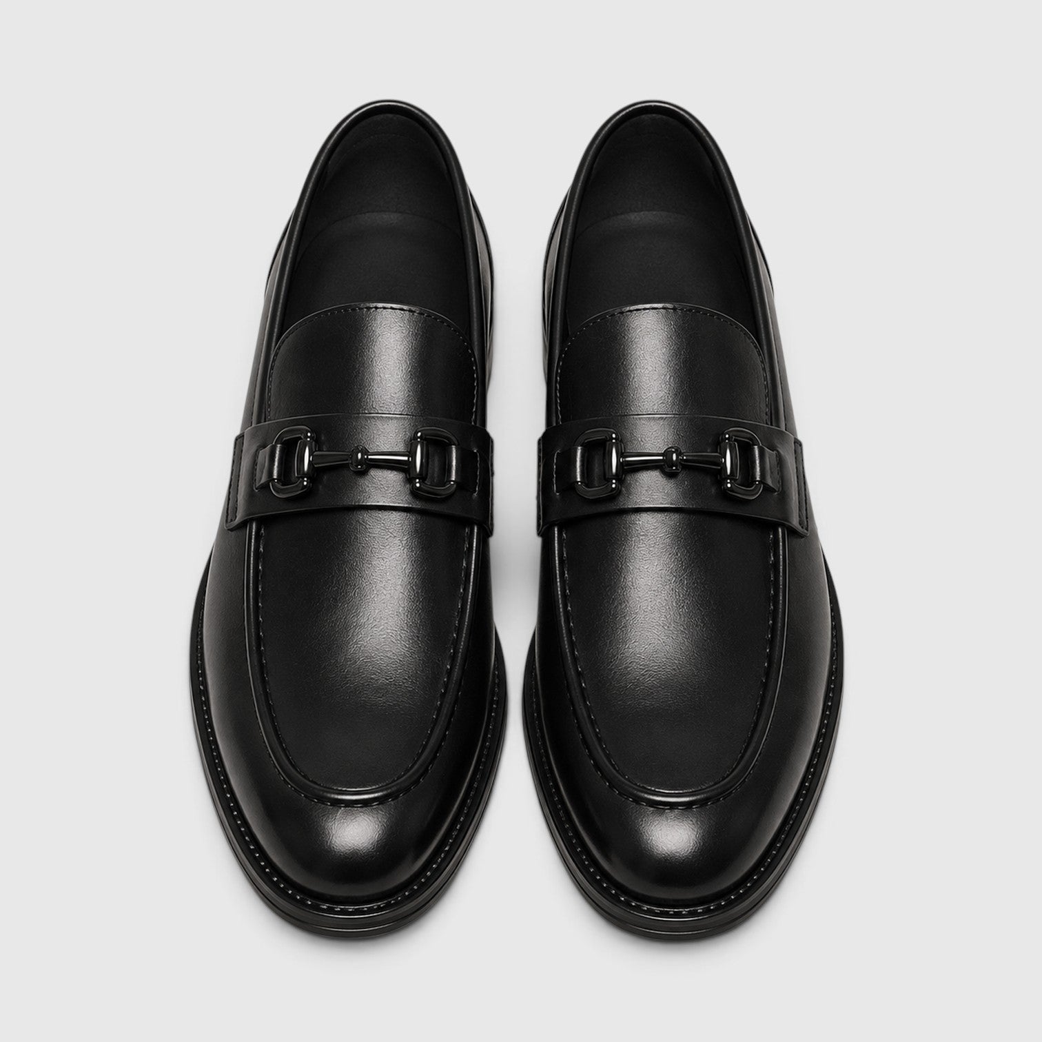 Monvaline | Men's Premium Leather Loafers – Pointed Toe Dress Shoes