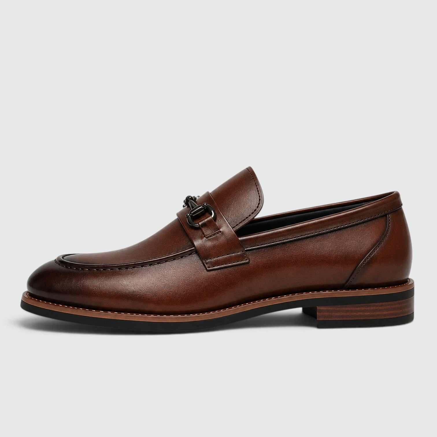 Monvaline | Men's Premium Leather Loafers – Pointed Toe Dress Shoes