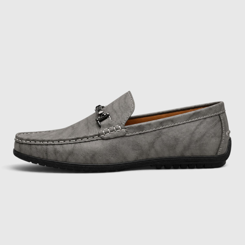 Monvaline | Men's Premium Leather Loafers with Cushioned Sole for All Day Comfort