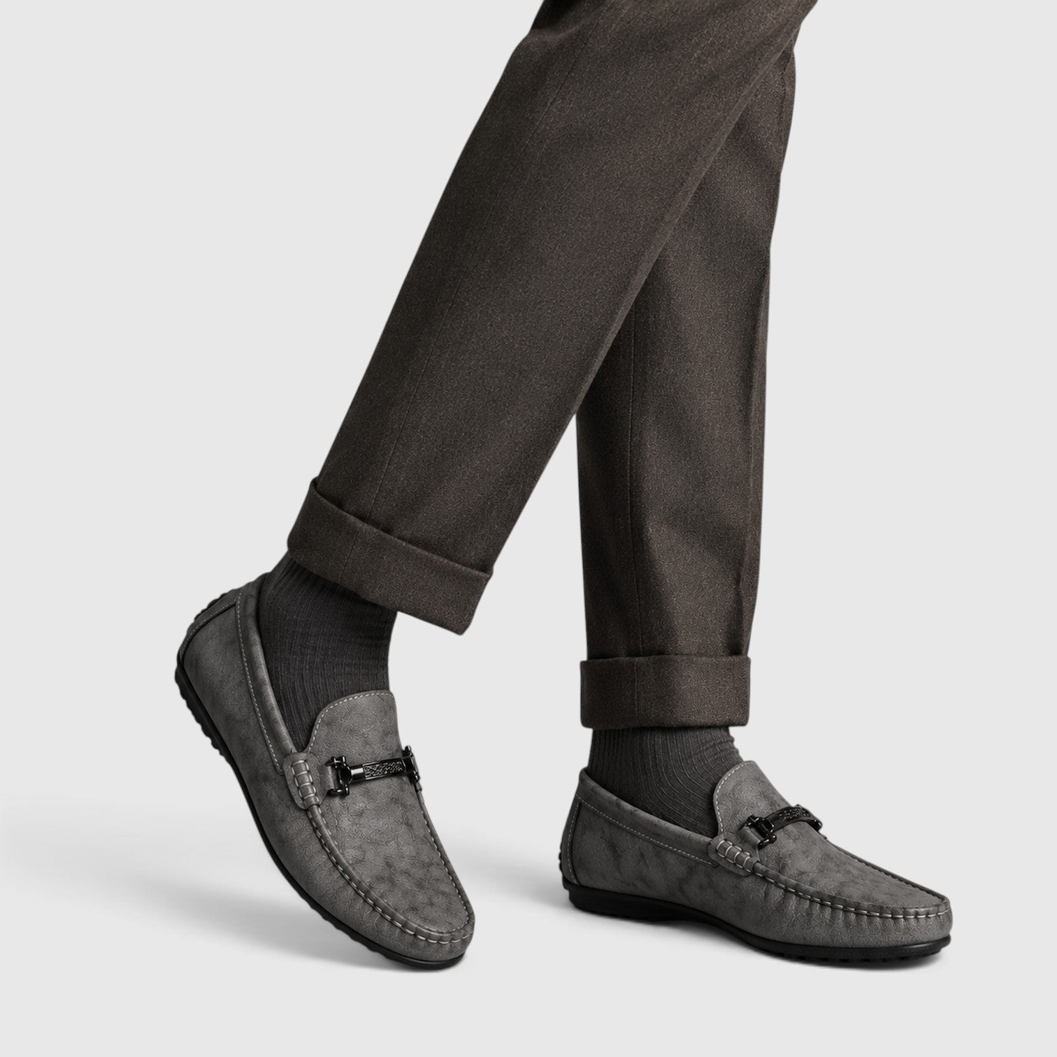 Monvaline | Men's Premium Leather Loafers with Cushioned Sole for All Day Comfort