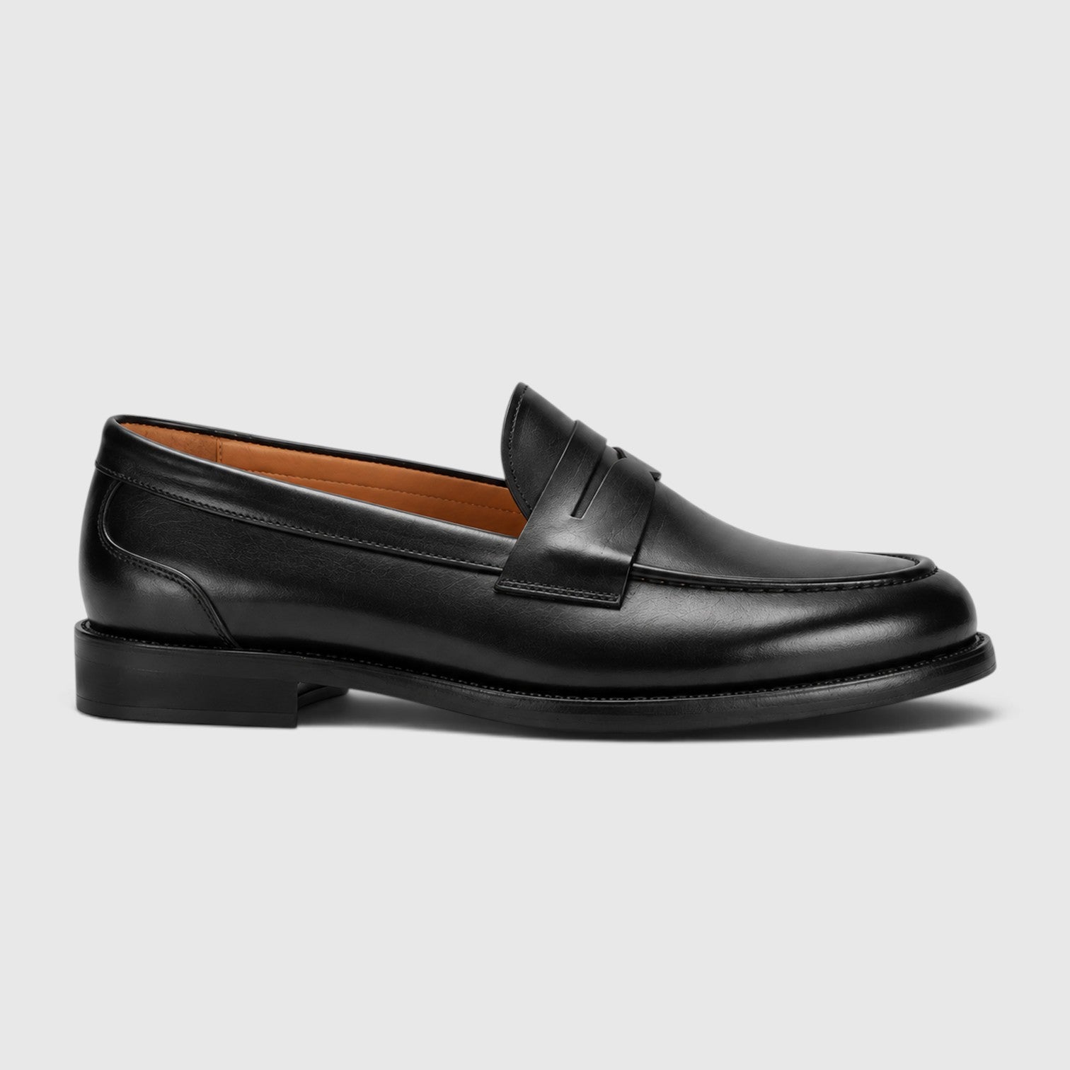 Monvaline | Men's Premium Leather Penny Loafers – Classic Dress Shoes