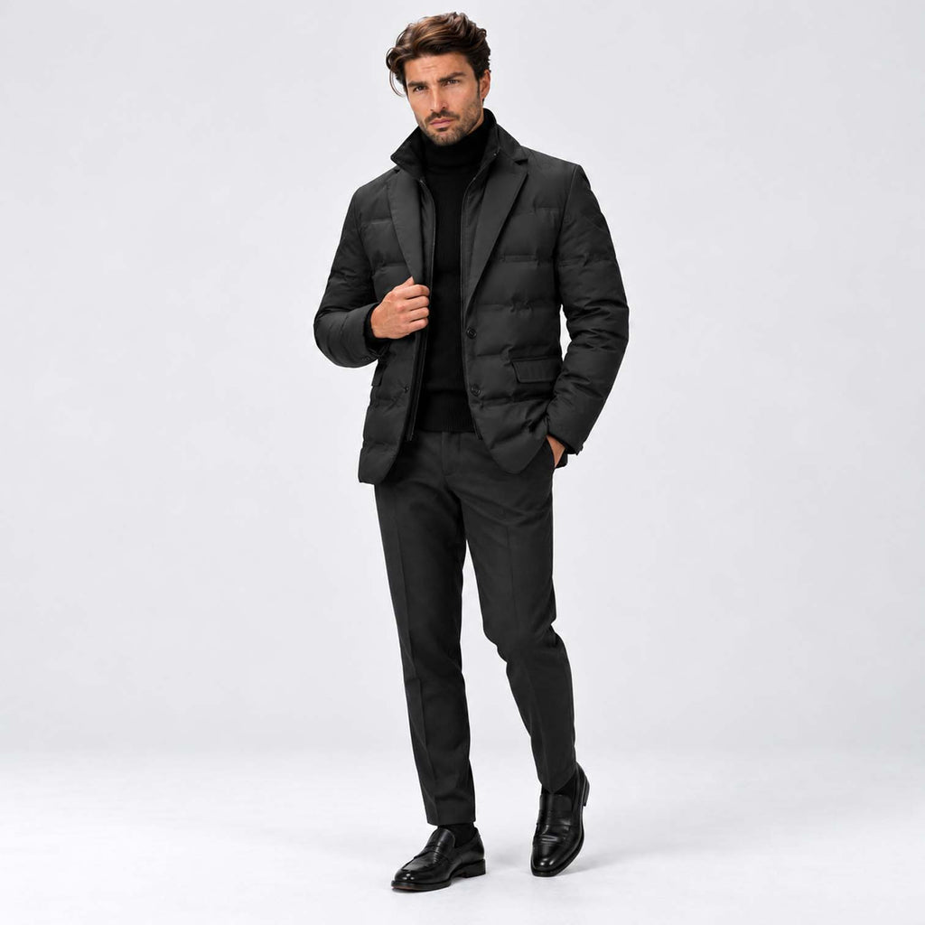 Monvaline | Men's Premium Parka Jacket Tailored Fit Winter Coat