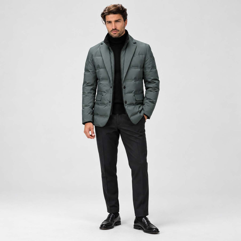 Monvaline | Men's Premium Parka Jacket Tailored Fit Winter Coat