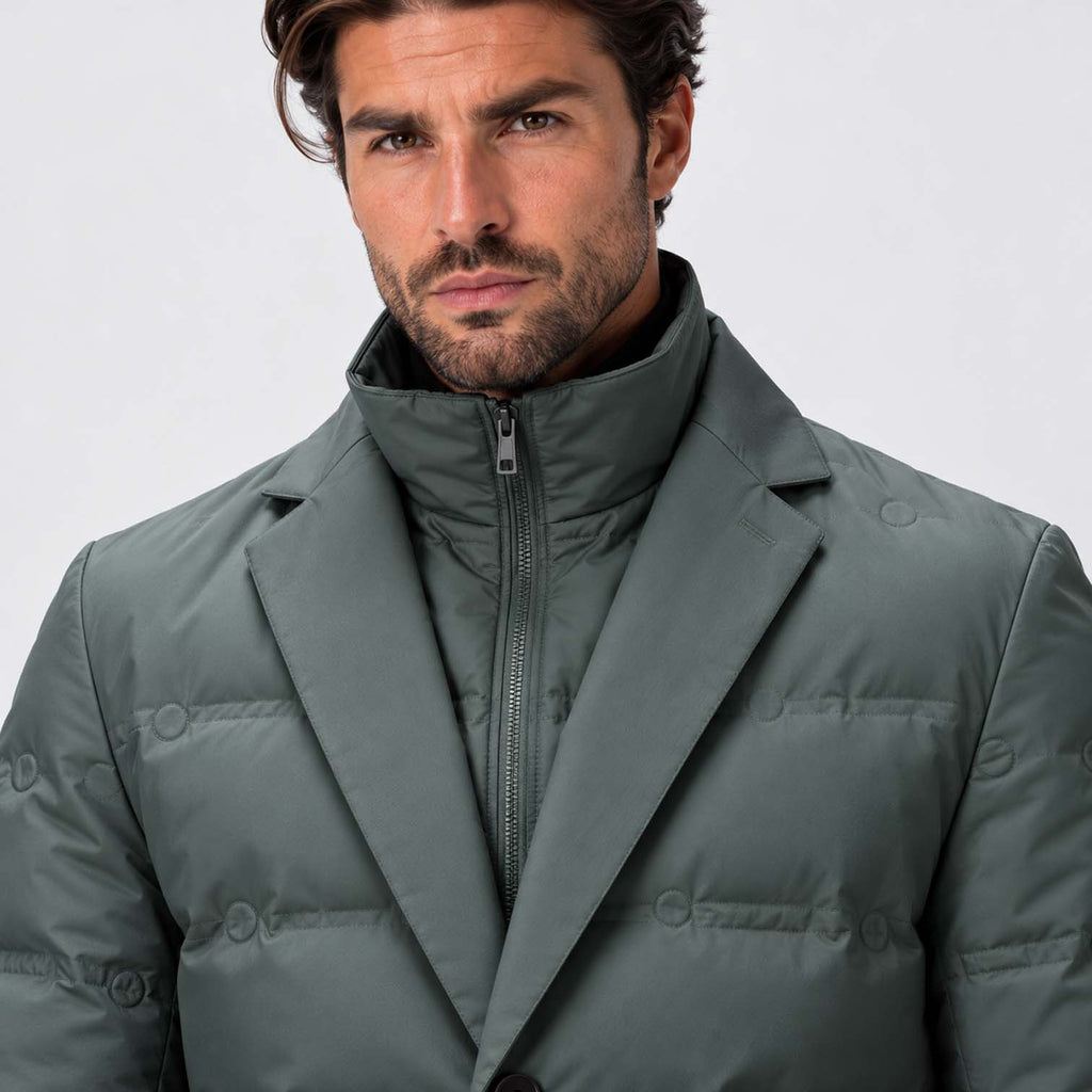 Monvaline | Men's Premium Parka Jacket Tailored Fit Winter Coat