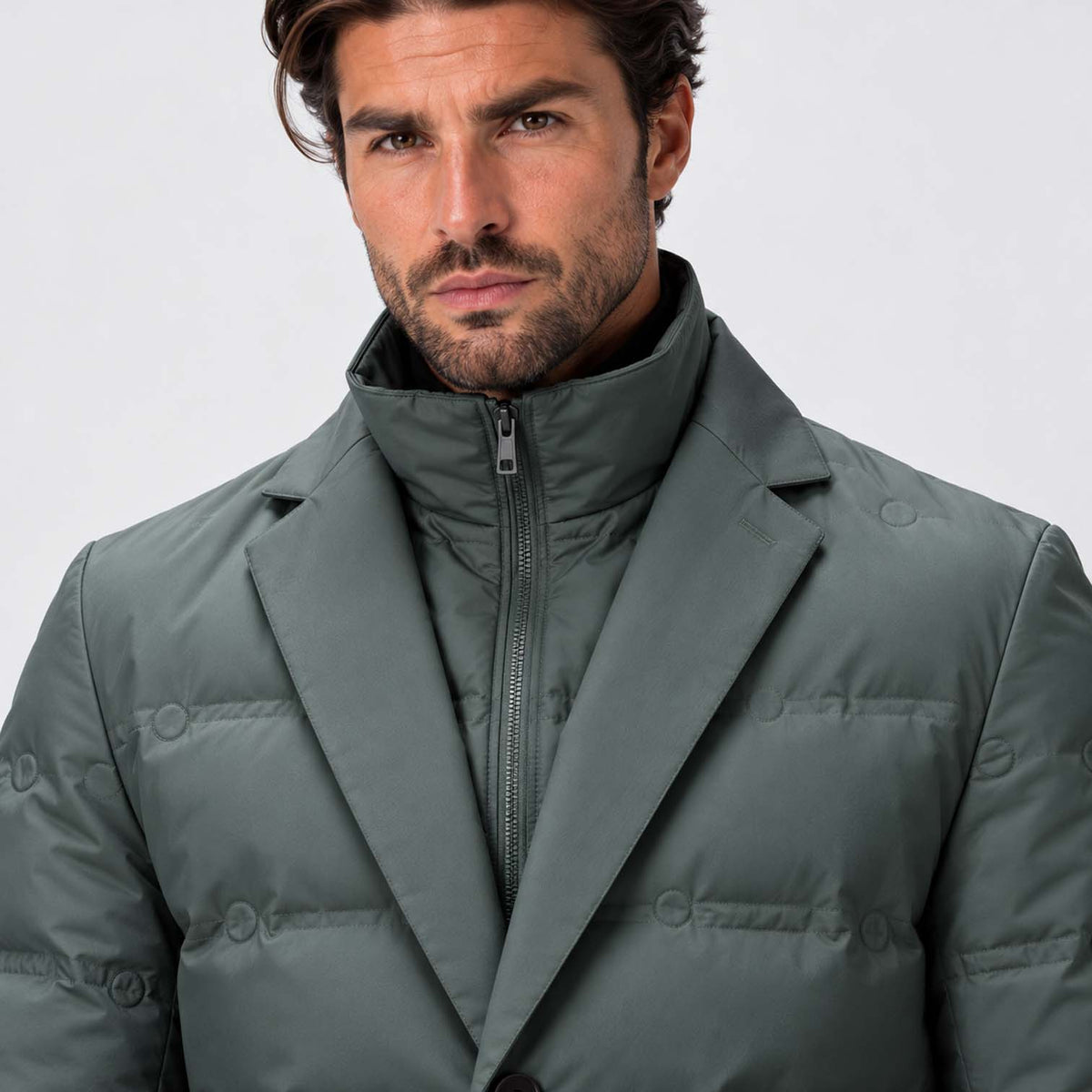 Monvaline | Men's Premium Parka Jacket Tailored Fit Winter Coat
