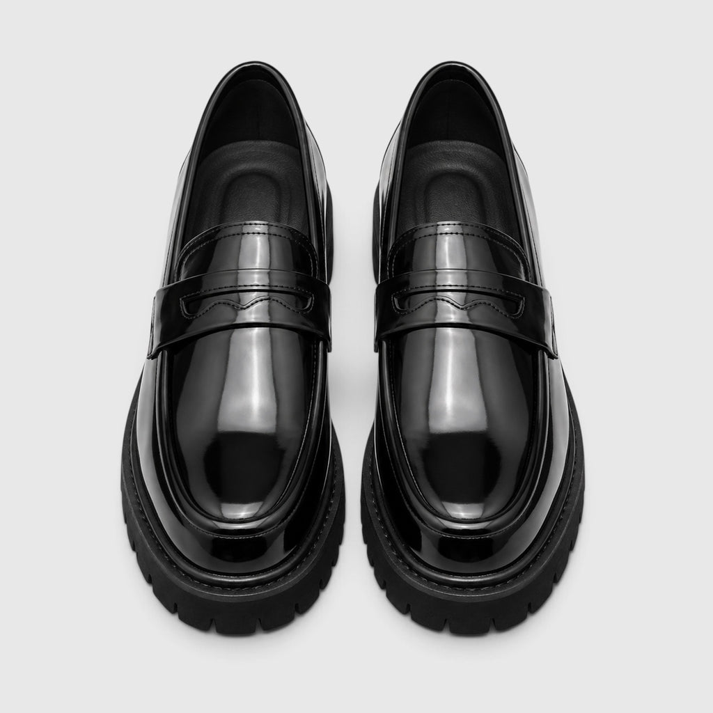 Monvaline | Men's Premium Platform Loafers - Comfortable Smart Casual Shoes