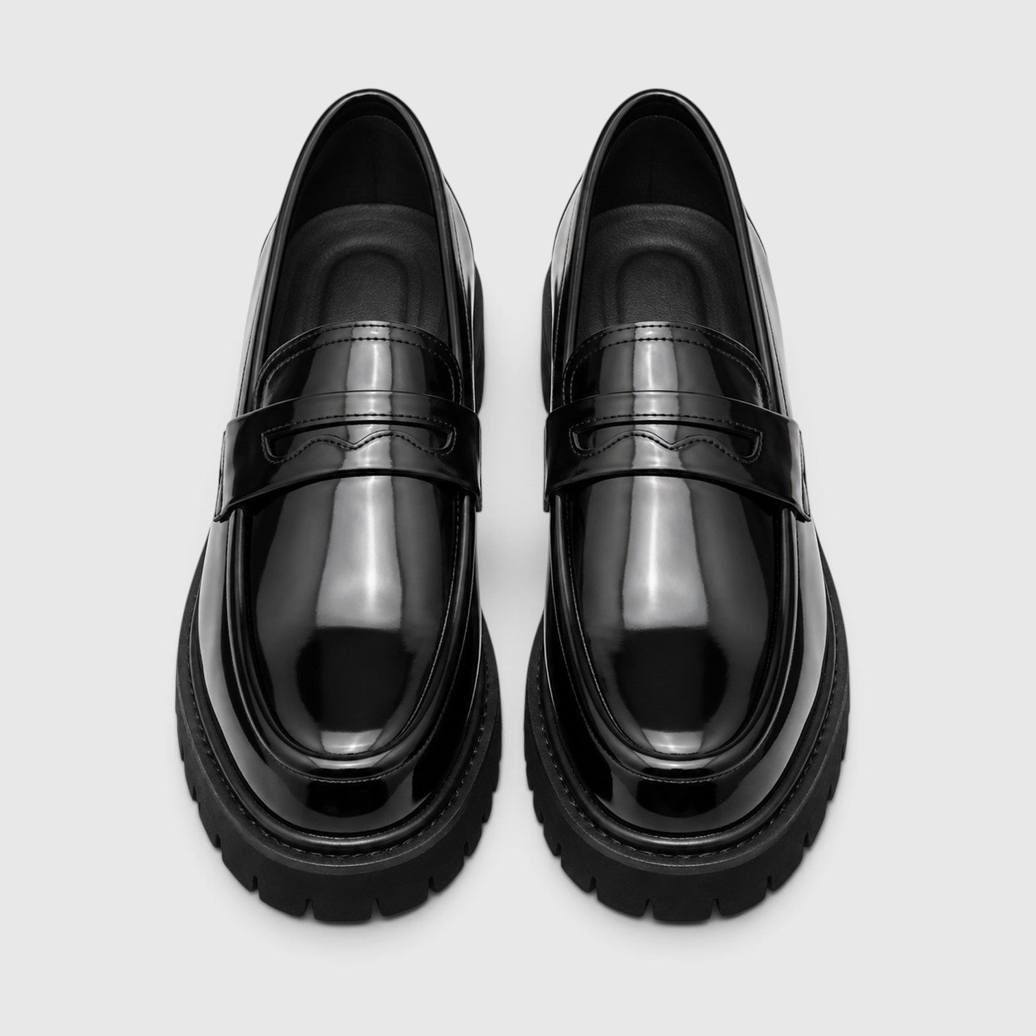 Monvaline | Men's Premium Platform Loafers - Comfortable Smart Casual Shoes