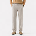 Monvaline | Men's Premium Suit Pants Wrinkle Resistant Straight Leg