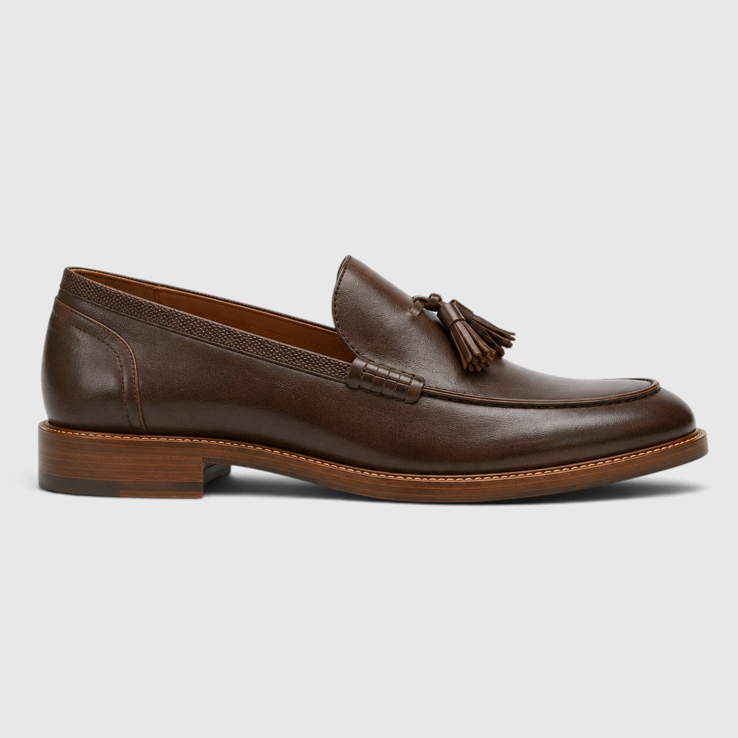 Monvaline | Men's Premium Tassel Leather Loafers – Smart Casual Dress Shoes