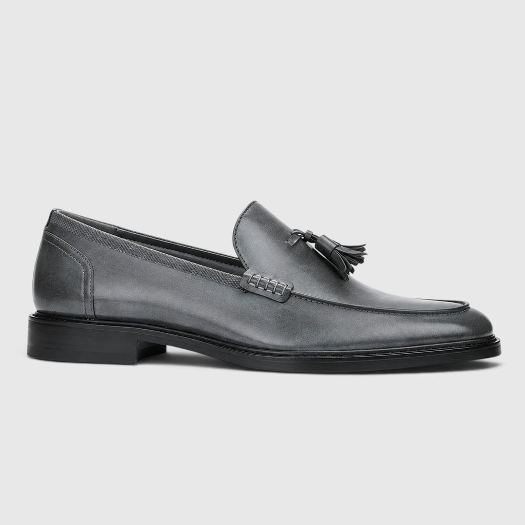 Monvaline | Men's Premium Tassel Leather Loafers – Smart Casual Dress Shoes