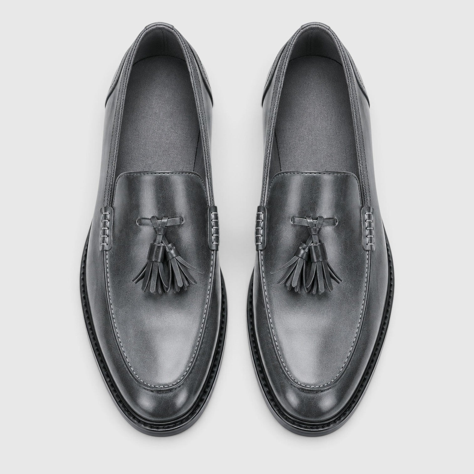 Monvaline | Men's Premium Tassel Leather Loafers – Smart Casual Dress Shoes