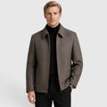 Monvaline | Men's Premium Wool Blend Zip-Up Jacket