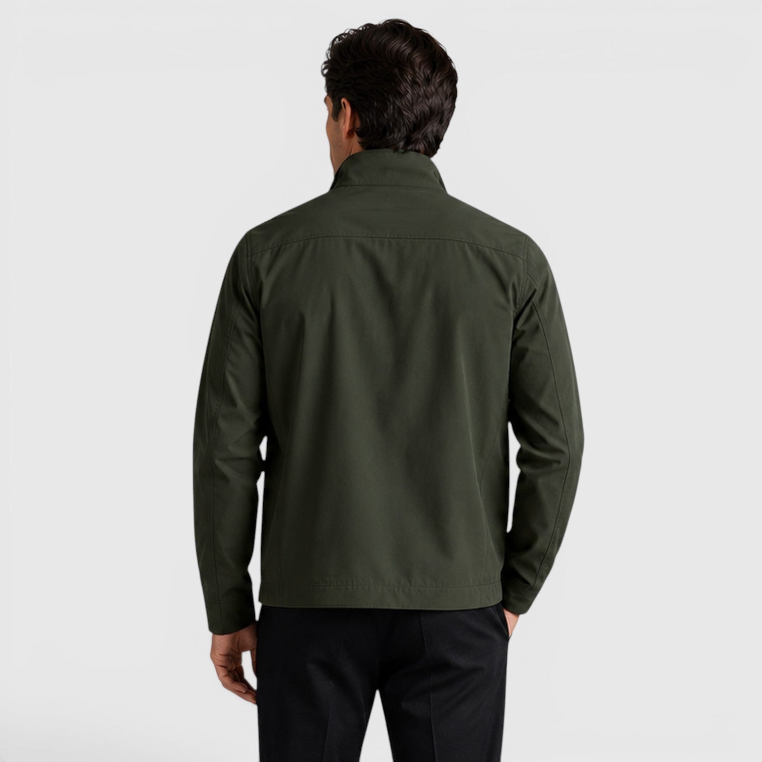 Monvaline | Men's Premium Zip-Up Jacket for Classic Everyday Wear