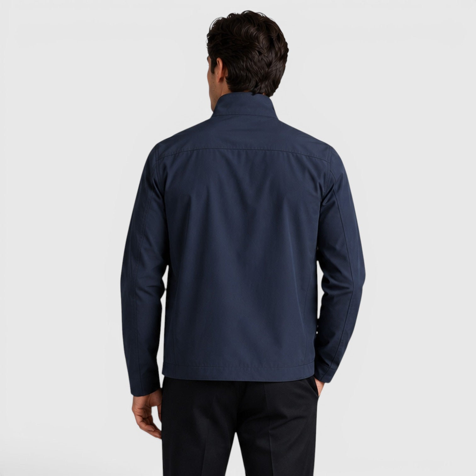 Monvaline | Men's Premium Zip-Up Jacket for Classic Everyday Wear
