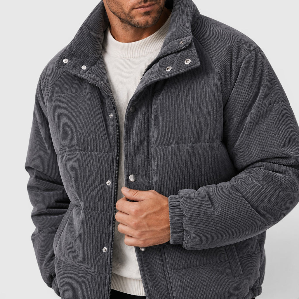 Monvaline | Men's Puffer Jacket Warm Lightweight Outerwear