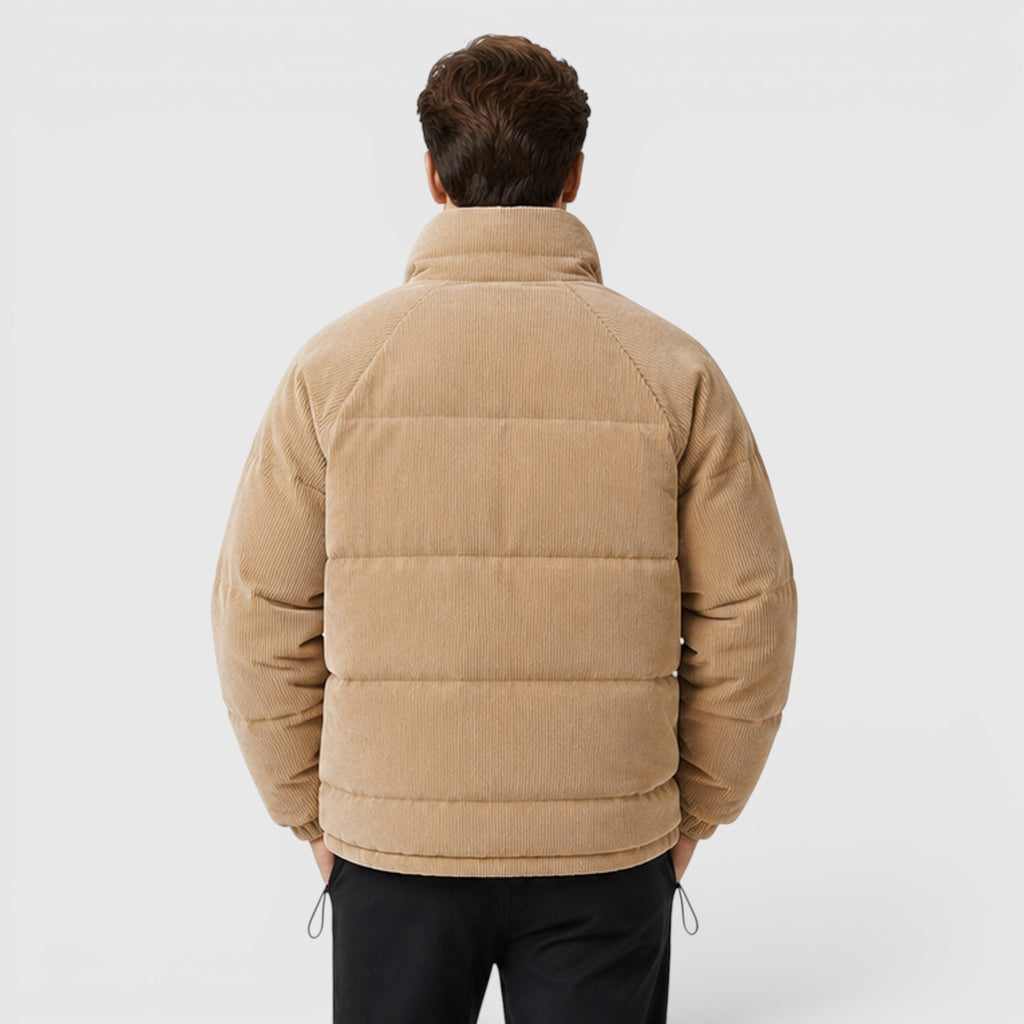 Monvaline | Men's Puffer Jacket Warm Lightweight Outerwear