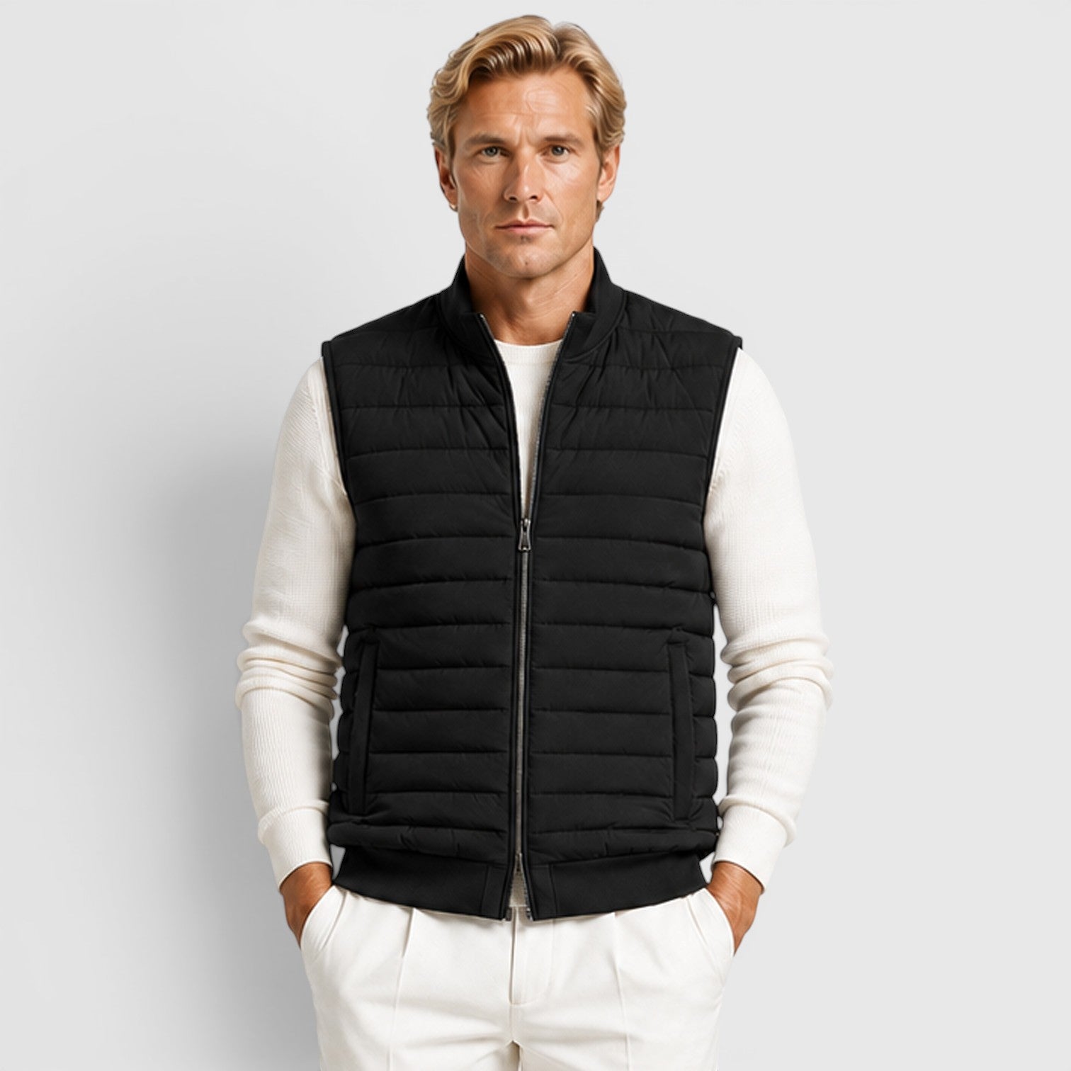 Monvaline | Men's Quilted Gilet for Casual Layering