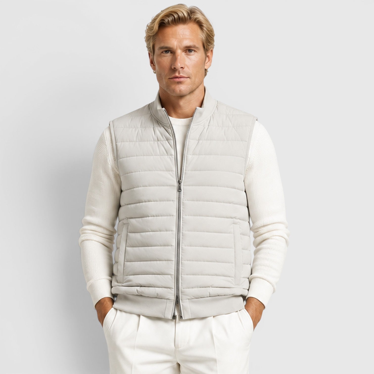 Monvaline | Men's Quilted Gilet for Casual Layering