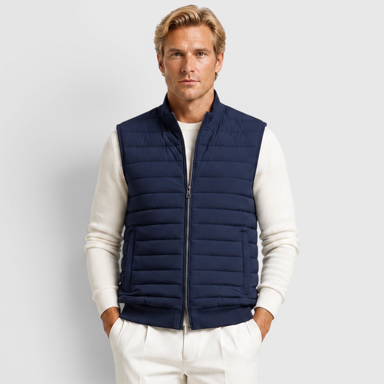 Monvaline | Men's Quilted Gilet for Casual Layering