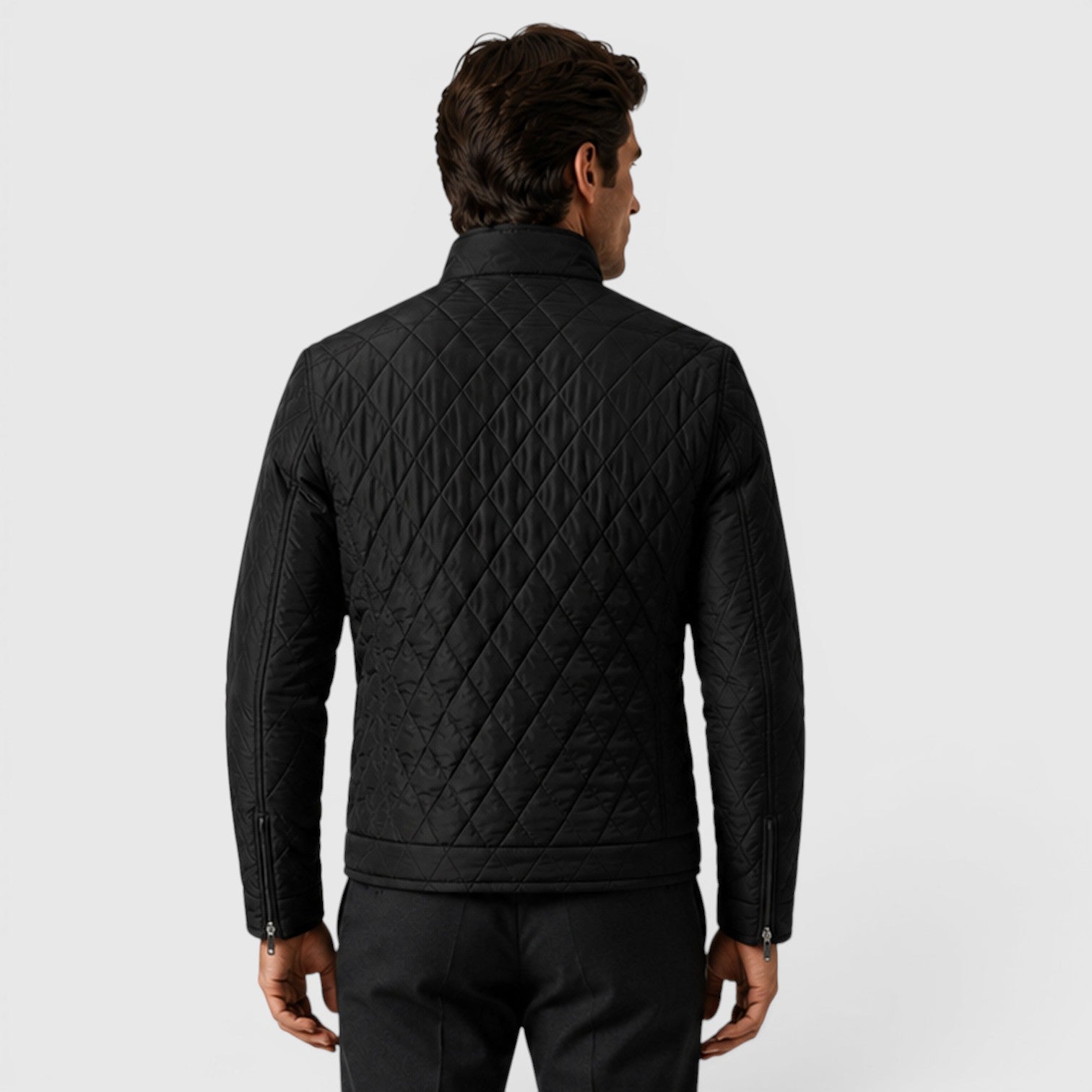 Monvaline | Men's Quilted Jacket for Lightweight Travel Casual Outerwear