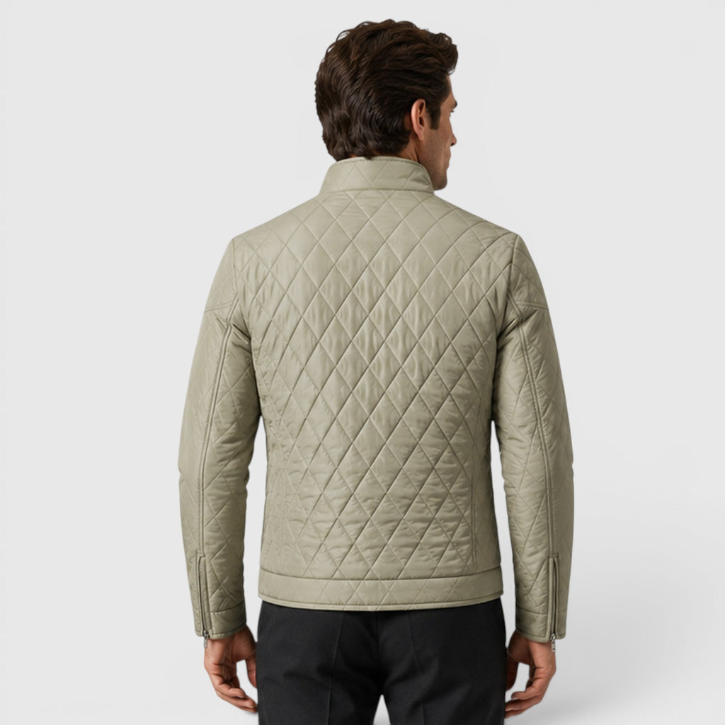 Monvaline | Men's Quilted Jacket for Lightweight Travel Casual Outerwear