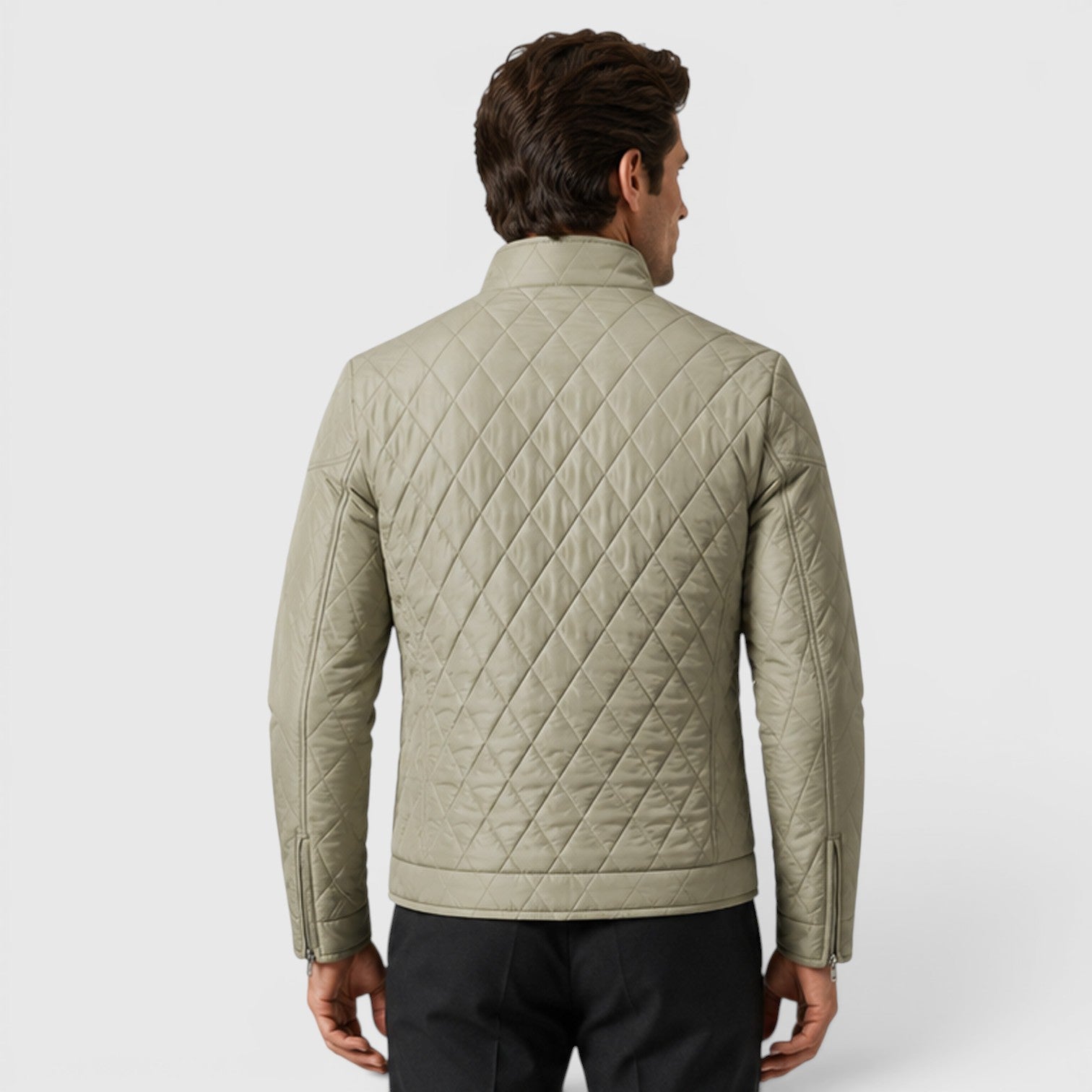 Monvaline | Men's Quilted Jacket for Lightweight Travel Casual Outerwear